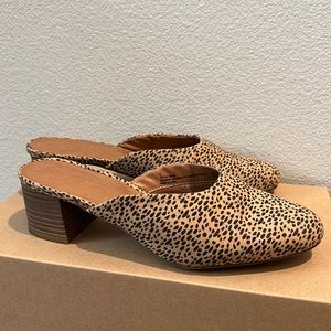 Cheetah block heel